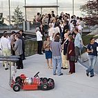 Nominator`s Day, Performance "Rocket-Go-Kart" by David Moises, Zentrum Paul Klee