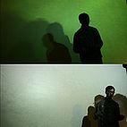 Still from a video recording at Machine Project in Los Angeles, 2010